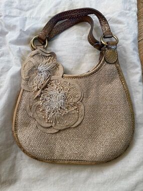 Moschino Floral Appliqué Bag